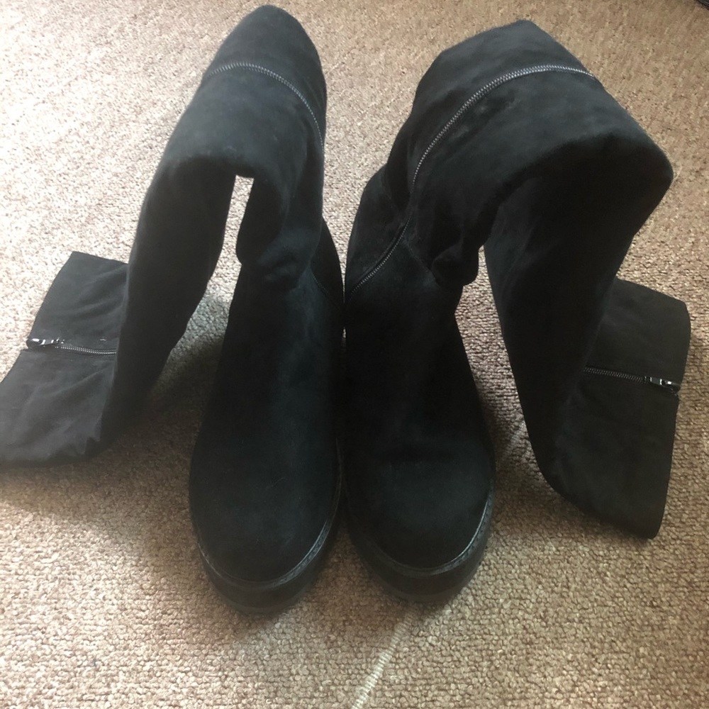 Knee high boots ...
